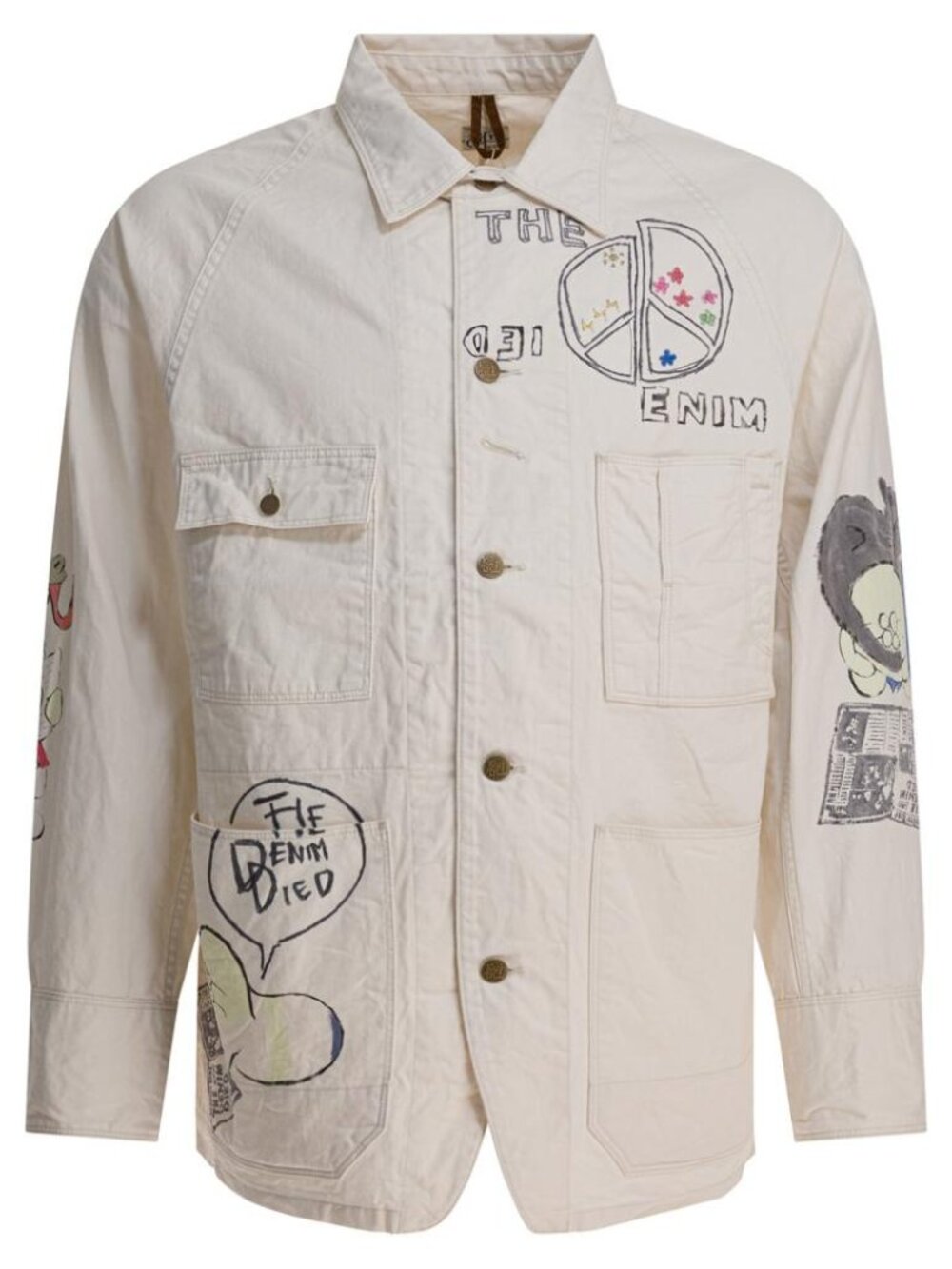 Kapital Memorial Paint Overshirt Jacket Tag Size 4 Men
